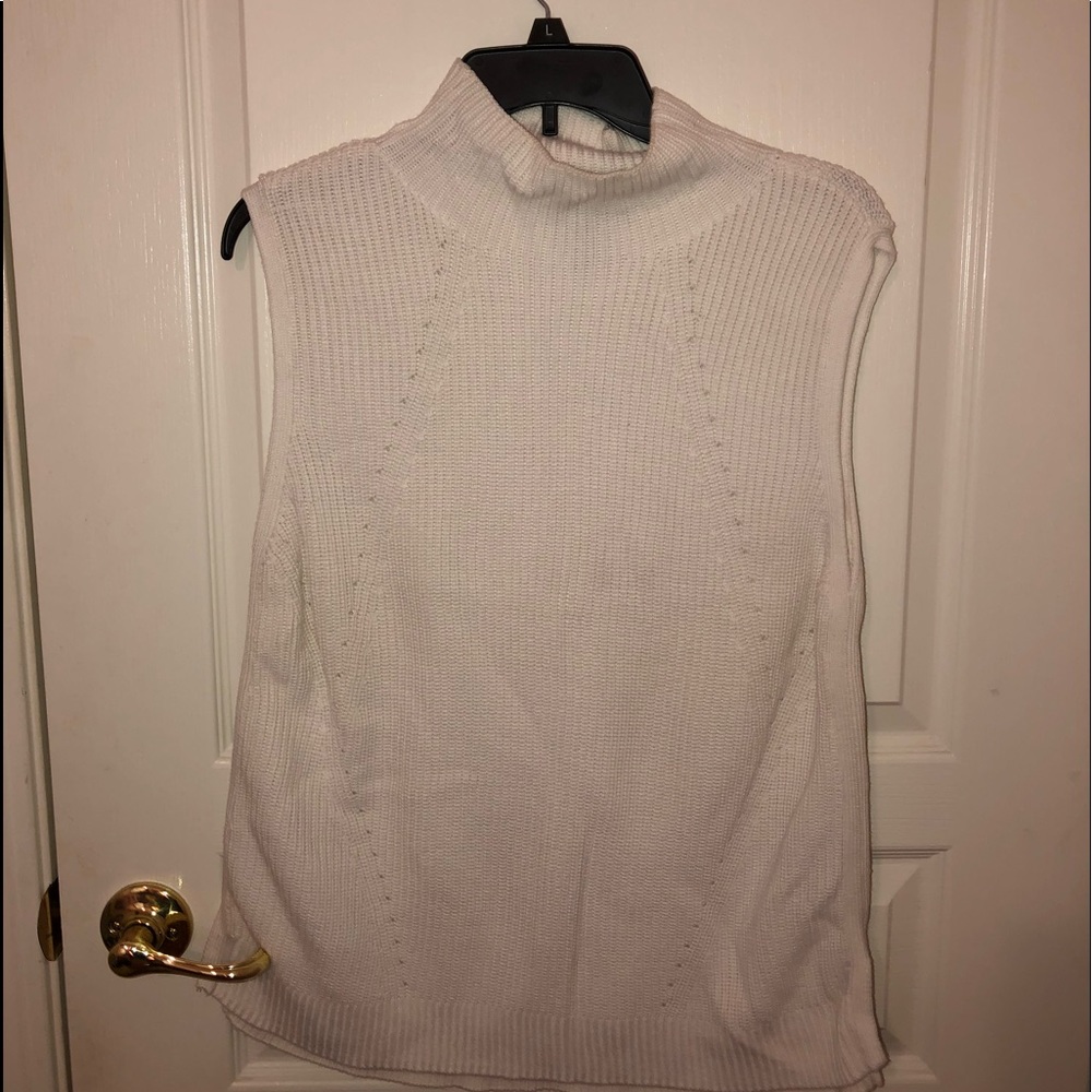 knit tank top sweater